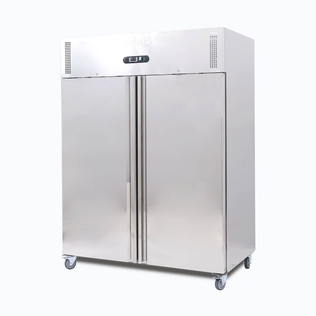 Bromic - Upright Fridge – 1300L – 2 Doors – Stainless Steel