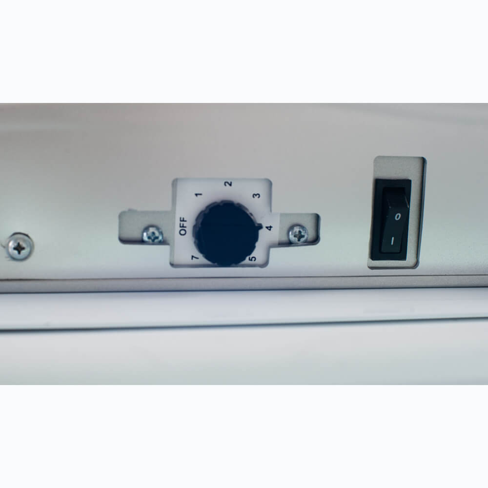 Bromic UF0374S-NR LED Flat Glass Door Freezer 300L