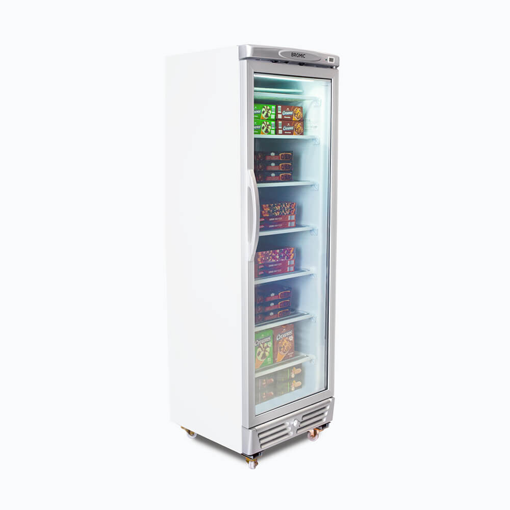 Bromic - Upright Display Freezer - 300L - 1 Door - Flat Glass