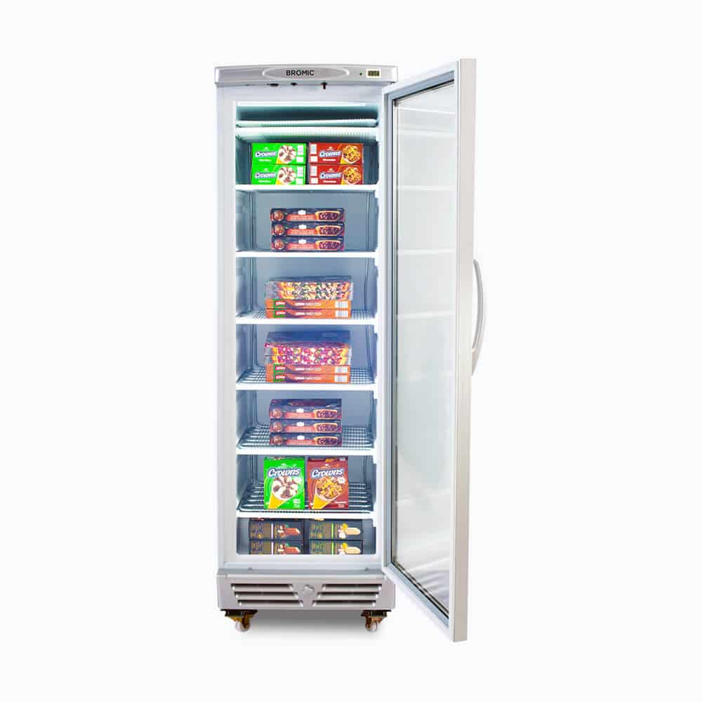 Bromic - Upright Display Freezer - 300L - 1 Door - Flat Glass