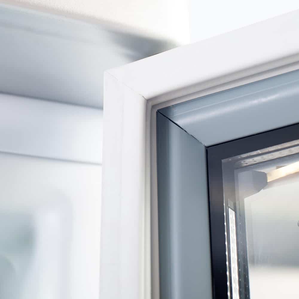 Bromic UF0374S-NR LED Flat Glass Door Freezer 300L