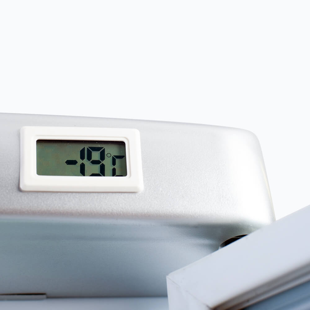 Bromic UF0374S-NR LED Flat Glass Door Freezer 300L