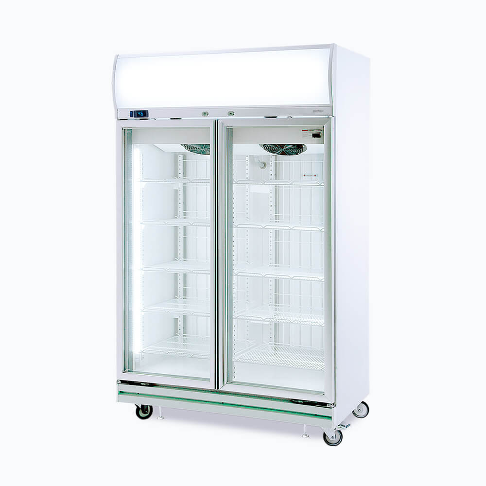 Freezer UF1000LF UP/R FF GLS 976L 2DR New L/Box