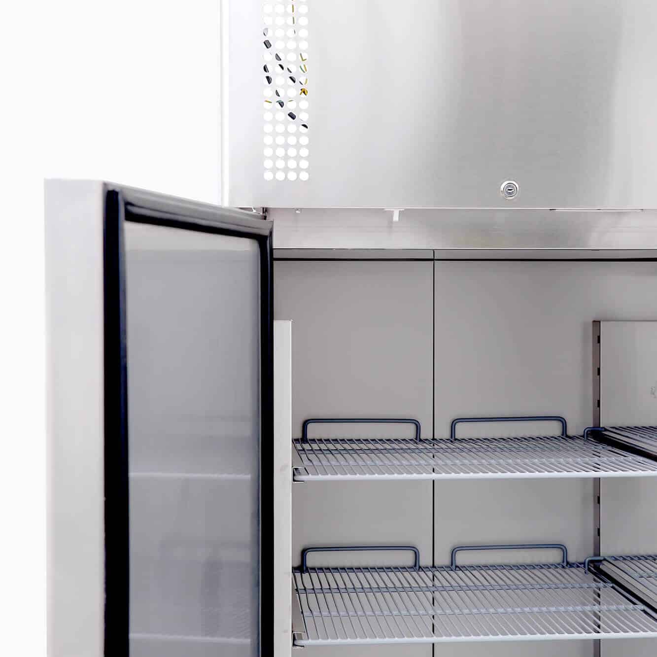 Bromic - Upright Freezer - 1300L - 2 Doors - Stainless Steel