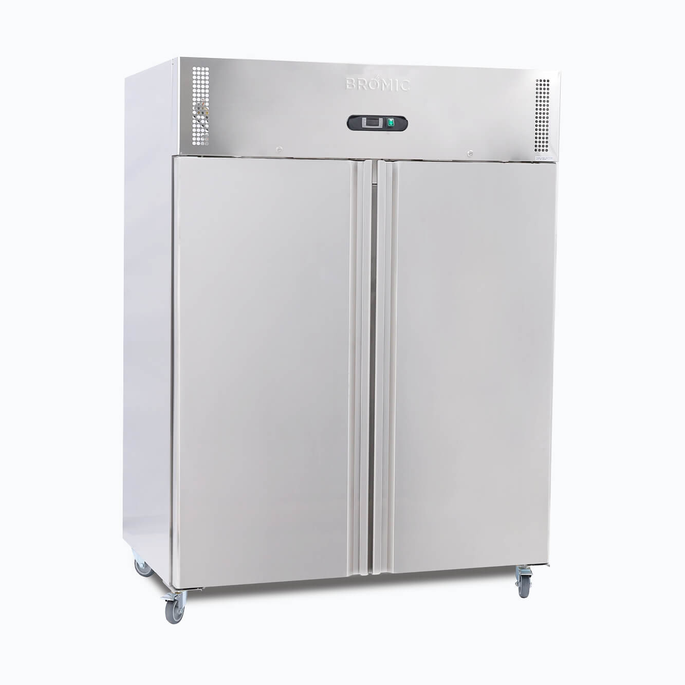 Bromic - Upright Freezer - 1300L - 2 Doors - Stainless Steel