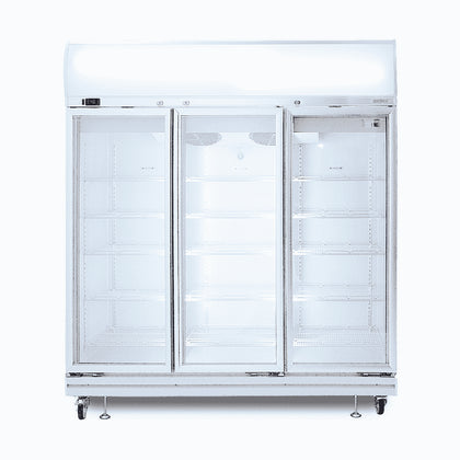 Upright Display Fridge 1507L 3 Doors