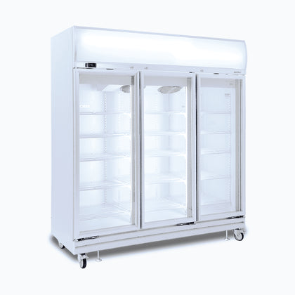 Upright Display Fridge 1507L 3 Doors