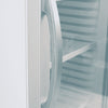 Bromic GM0220 Silver Flat Glass Door LED Display Fridge 215L