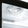Bromic GM0690LB-NR LED ECO Black Flat Glass Door Chiller with Lightbox 660L