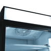 Bromic GM0690LB-NR LED ECO Black Flat Glass Door Chiller with Lightbox 660L