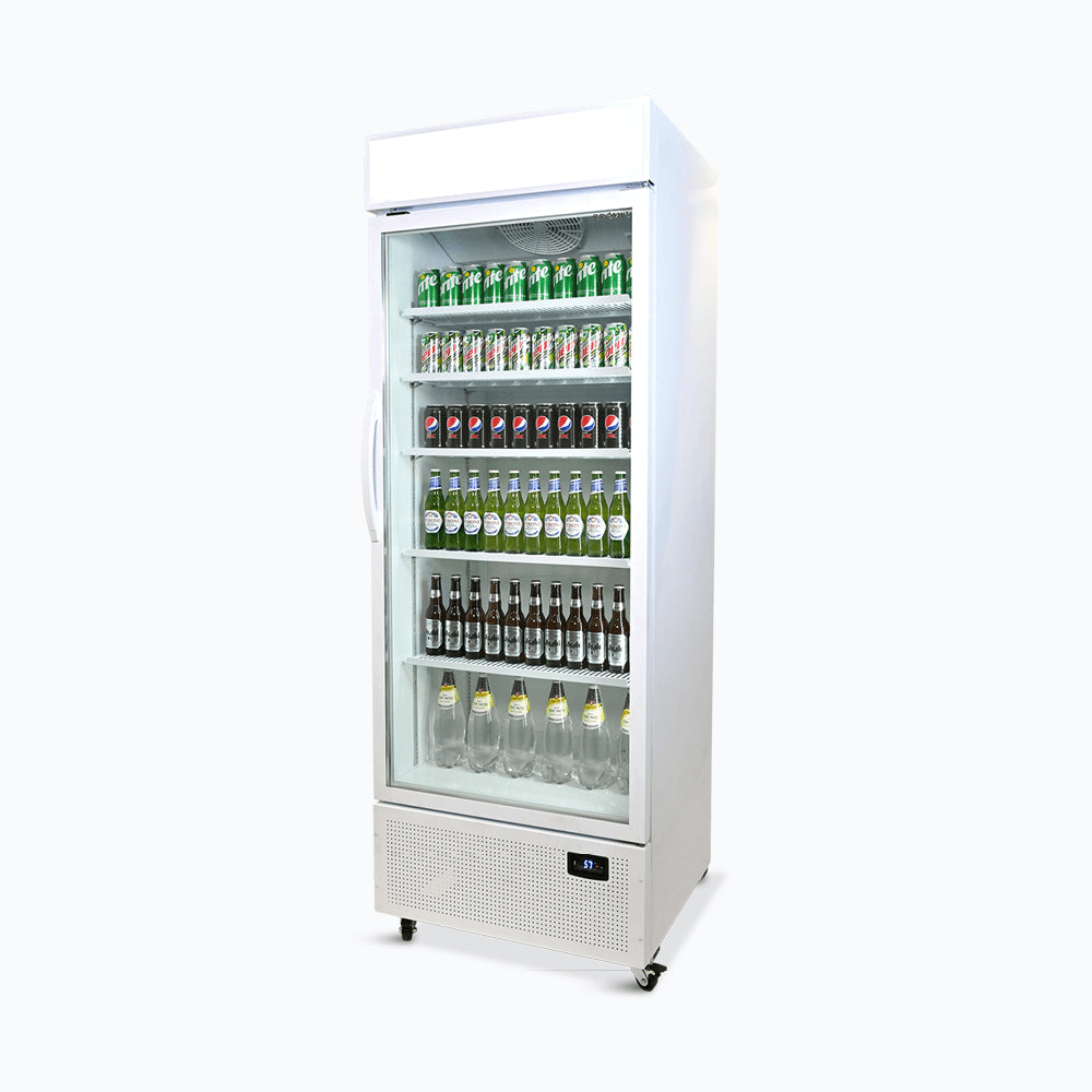 Bromic - Upright Display Fridge - 659L - 1 Door - Flat Glass - Lighbox