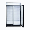 Bromic GM0900LBECO Upright Display Fridge 885L 2 Doors Flat Glass Black