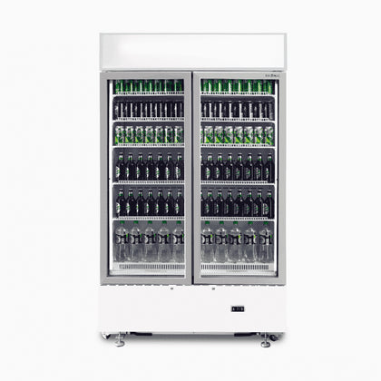 Chiller GM1000LWCAS UP/R Wht 2DR 960L