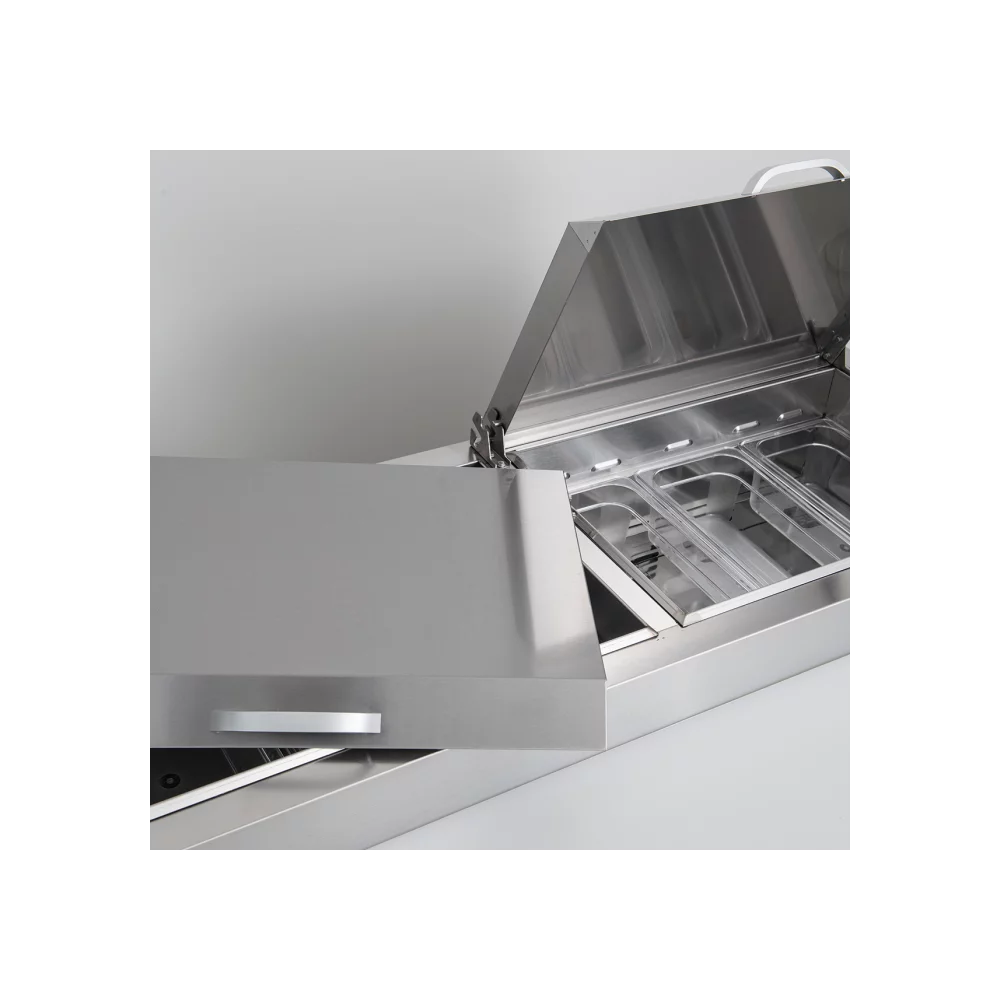 Bromic PP2370 Three Door Pizza Preparation Fridge 873L