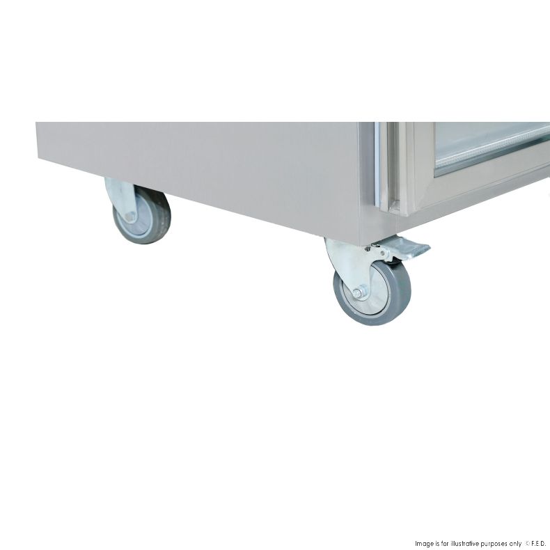 Thermaster SUCG1000 Double Door Upright Display Fridge 1000L 1220mm Wide