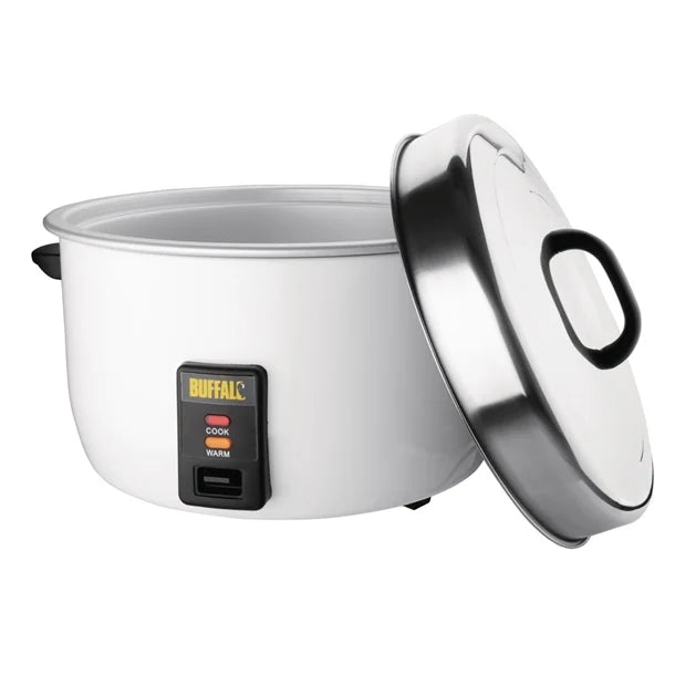 Apuro Large Commercial Rice Cooker 10Ltr - 2.95kW. 15Amp. Rice Capacity: 23Ltr Cooked / 10Ltr Dry