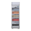 FED/CC064-A/Polar C-Series Upright Display Cooler with Light Box - 346Ltr/75kg D635xW620xH1935