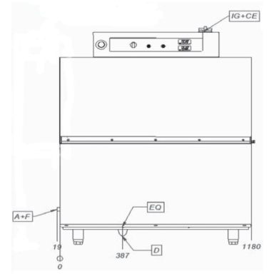 Fagor CCO-120ICW Electric Conveyor Dishwasher Left Entrance