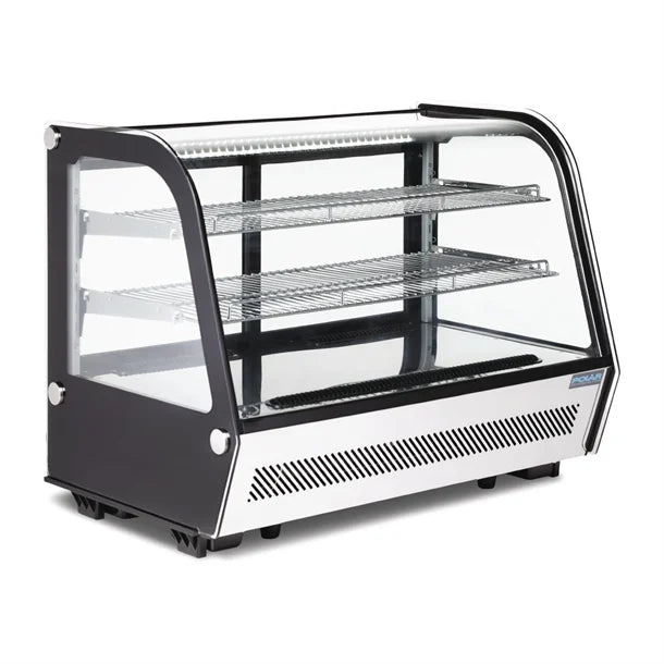 Polar G-Series Energy Efficient Countertop Food Display Fridge 160Ltr Black - 200W. Width: 886mm