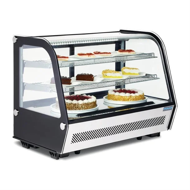Polar G-Series Energy Efficient Countertop Food Display Fridge 160Ltr Black - 200W. Width: 886mm
