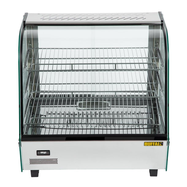 Apuro Countertop Heated Food Display 687mm Width - 1.1kW. 3 Tier. Capacity: 120Ltr