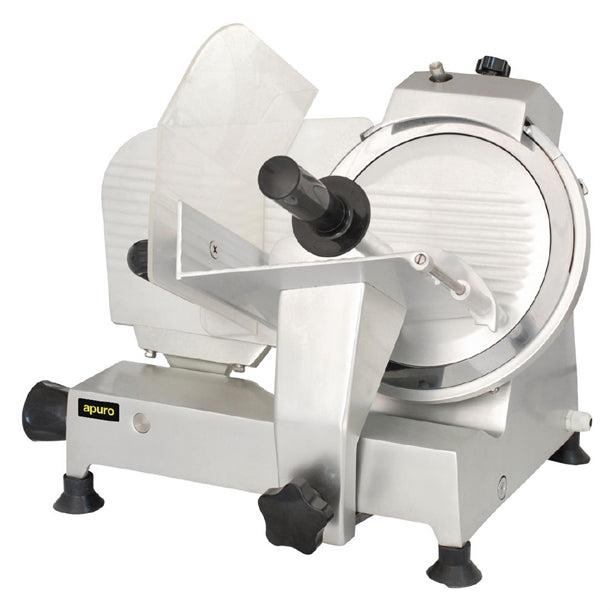 Apuro Meat Slicer 250mm - 120W. 250mm blade (9.8")