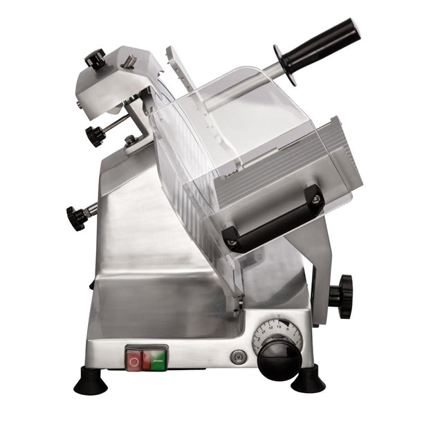 Apuro Meat Slicer 250mm - 120W. 250mm blade (9.8")