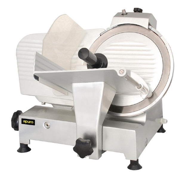 Apuro Meat Slicer 300mm - 180W. 300mm blade (11.8")