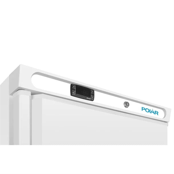 Polar C-Series Upright Freezer White 365Ltr - 210W. Total usable capacity: 258 Ltr. R600a