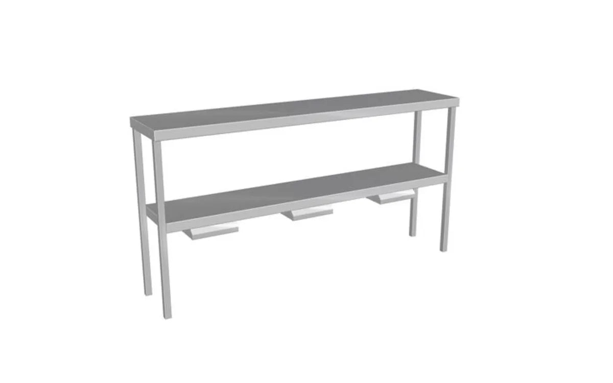 Culinaire Heated Double Gantry Heat Lamp to Bottom Shelf CH.GDB.3