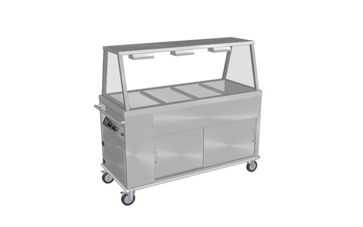 Culinaire Mobile Bain Marie Hot Cupboard with A Frame Gantry CH.BMHM.GA.3