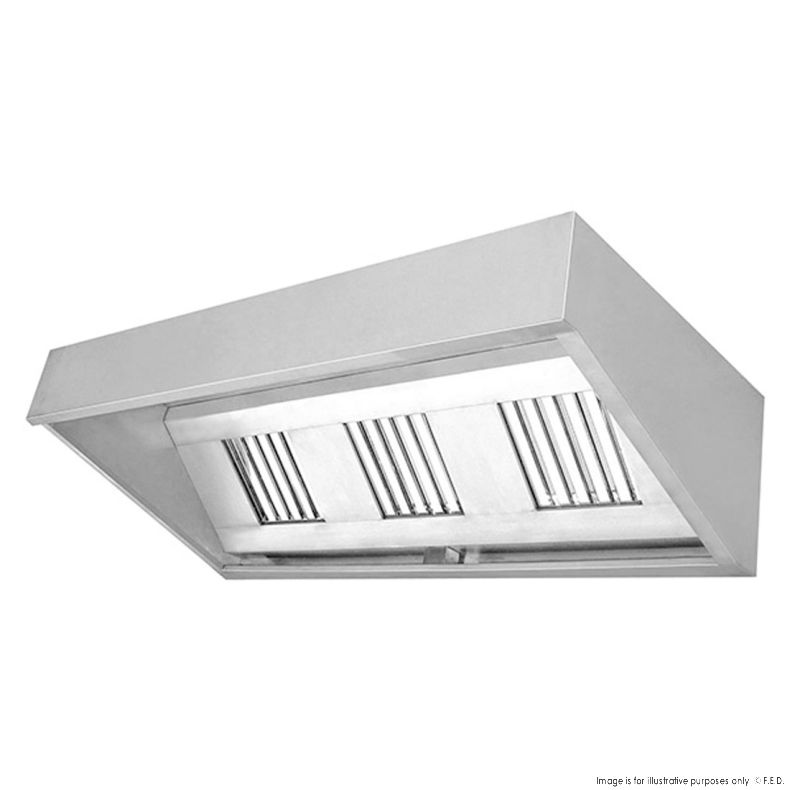 FED CHOOD1200 - Canopy range hood / 1000x1200x600
