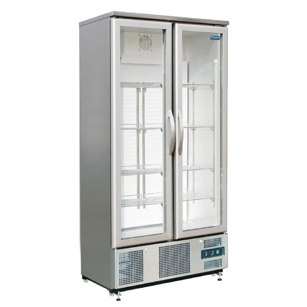 Polar G-Series Double Door Upright Back Bar Cooler Hinged - Hinged Double Door