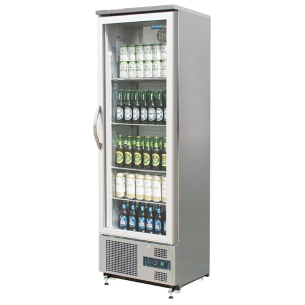Polar G-Series Single Door Upright Bar Fridge 307Ltr - 140W | Capacity: 307Ltr | R600a