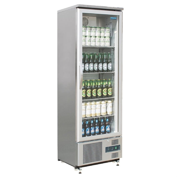 Polar G-Series Single Door Upright Bar Fridge 307Ltr - 140W | Capacity: 307Ltr | R600a