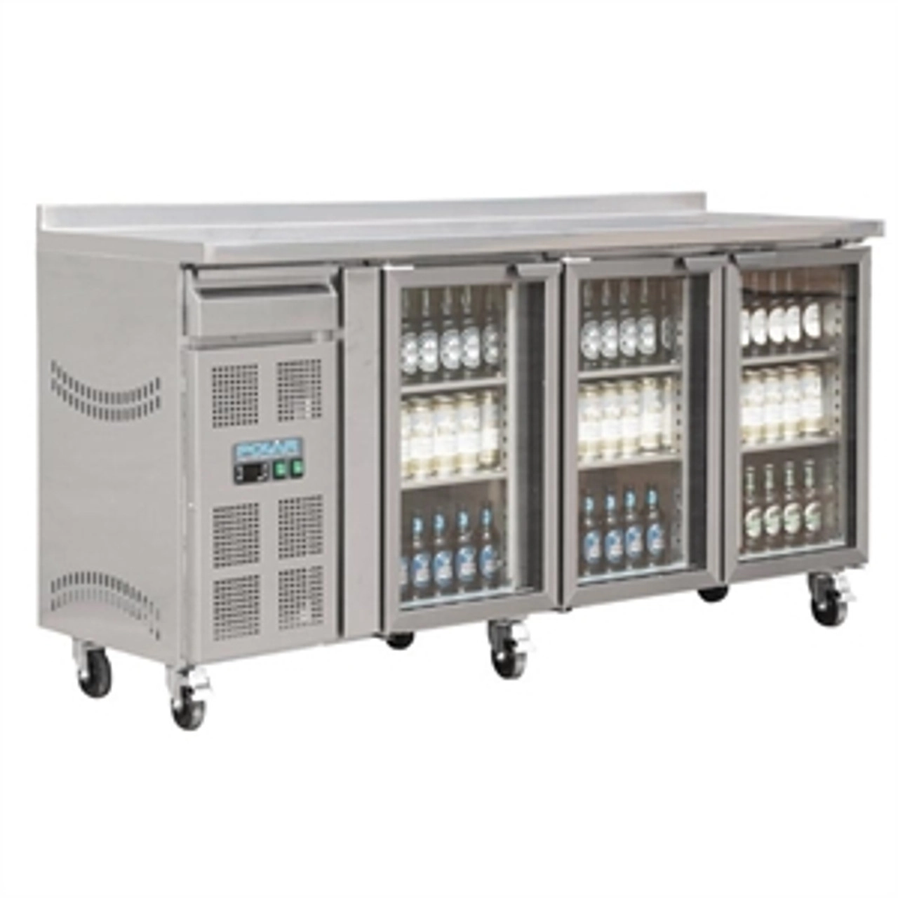FED/CK491-A/Polar U-Series Premium Bar Fridge 3 Door St/St - 543Ltr/150kg D600xW2005xH1080