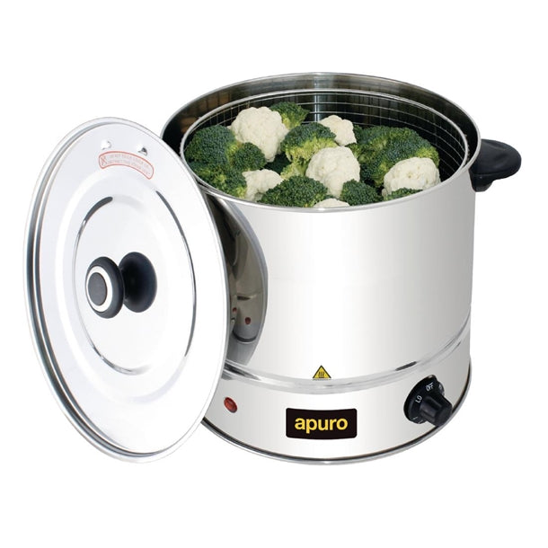 Apuro Food Steamer 6Ltr - 1kW. Capacity: 6Ltr