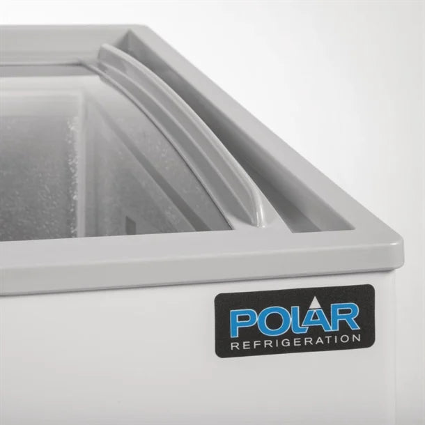 Polar G-Series Display Chest Freezer 200Ltr - 200W. Width: 953mm. R600a