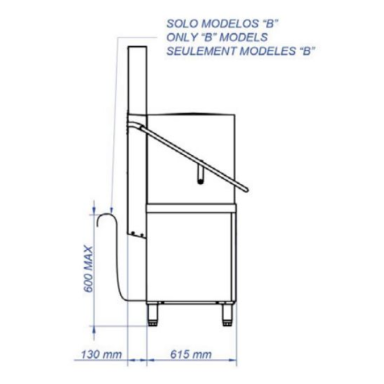 Fagor EVO-CONCEPT CO-142HRSBDD Pass-through Dishwasher