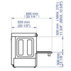 Fagor EVO-CONCEPT CO-402BDD glass washer with drain pump