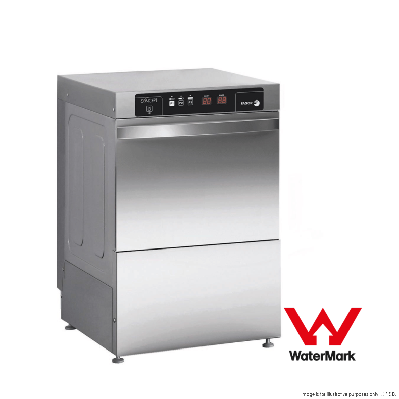 Fagor EVO-CONCEPT CO-402BDD glass washer with drain pump