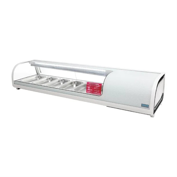 Polar G-Series Energy Efficient Tapas Display Fridge - 190W. Width: 1529mm