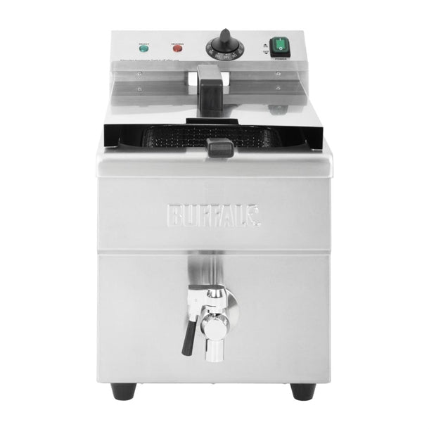Apuro Single Tank Induction Fryer - 8Ltr - 3kW - 3kW. Oil Capacity: 8Ltr