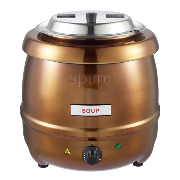 Apuro Soup Kettle Copper Finish - Capacity: 10Ltr