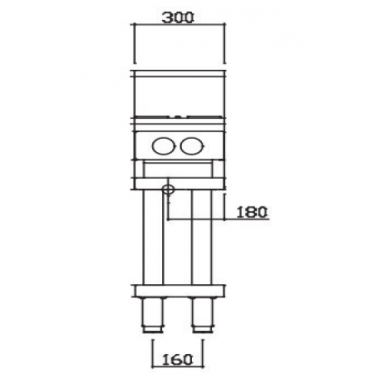 Luus CS-2B Professional Series 300 Wide Cooktops
