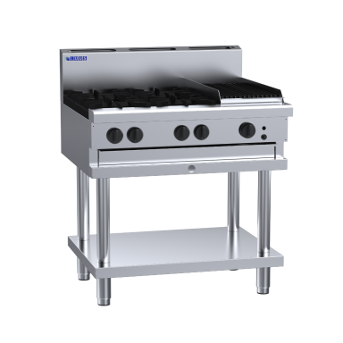 Luus CS-6B, CS-2B6P, CS-4B3P, CS-4B3C Professional Series 900mm Cooktops