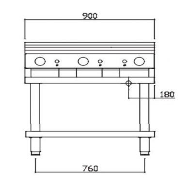 Luus CS-9P-T Asian Range Teppanyaki Grills