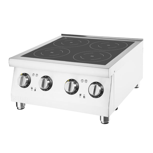 Apuro 4 Zone Induction Hob 2 x 3kW - 2x 3kW. No hardwired installation