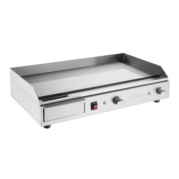 Apuro Extra Wide Griddle Steel Plate - 2.9kW | Cooking area: 738x330mm