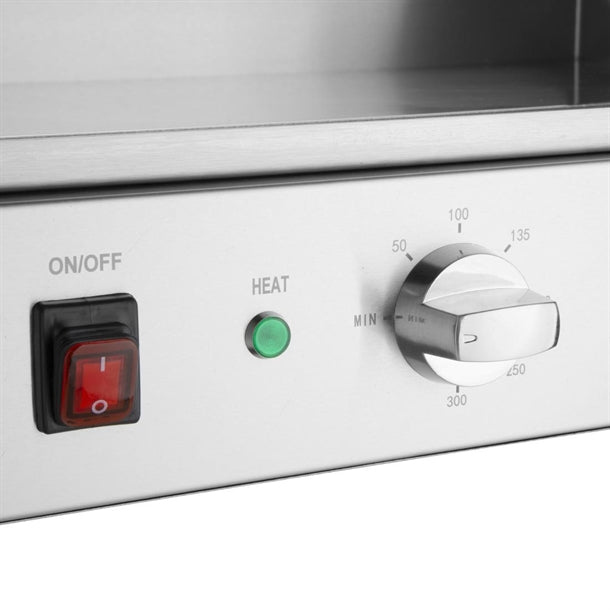 Apuro Extra Wide Griddle Steel Plate - 2.9kW | Cooking area: 738x330mm